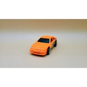 1989 Hot Wheels Ford Thunderbird Orange Plastic Body Malaysia
